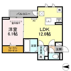 Ｄ-ＲＯＯＭ宇品西の物件間取画像